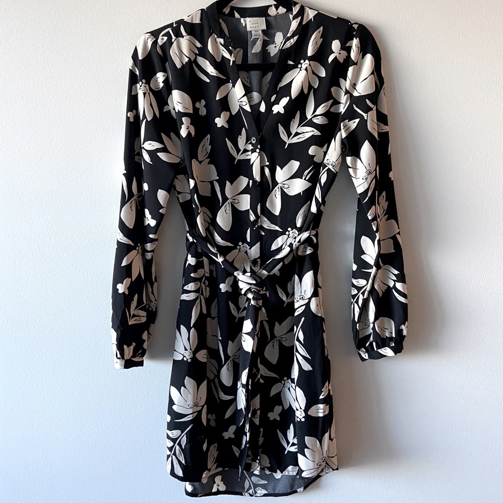 Long Sleeve Button Up Dress